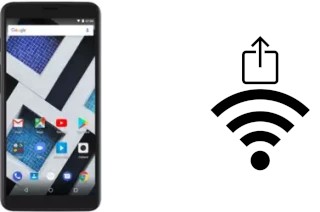 Générer un QR code avec la clé Wifi sur un Archos Core 55S