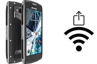 Générer un QR code avec la clé Wifi sur un Archos Sense 50x