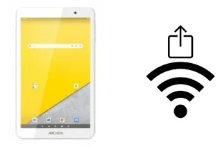 Générer un QR code avec la clé Wifi sur un Archos T80