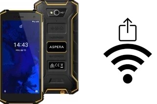 Générer un QR code avec la clé Wifi sur un Aspera R9