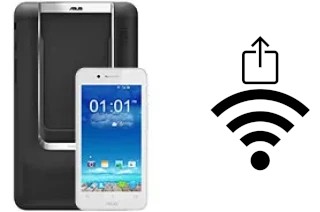 Générer un QR code avec la clé Wifi sur un Asus PadFone mini