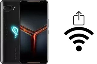 Générer un QR code avec la clé Wifi sur un Asus ROG Phone II