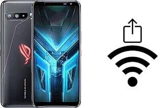 Générer un QR code avec la clé Wifi sur un Asus ROG Phone 3 ZS661KS