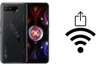 Générer un QR code avec la clé Wifi sur un Asus ROG Phone 5s Pro