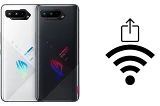 Générer un QR code avec la clé Wifi sur un Asus ROG Phone 5s