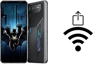 Générer un QR code avec la clé Wifi sur un Asus ROG Phone 6 Batman Edition