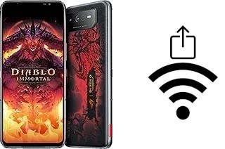 Générer un QR code avec la clé Wifi sur un Asus ROG Phone 6 Diablo Immortal Edition