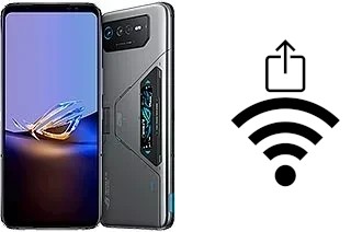 Générer un QR code avec la clé Wifi sur un Asus ROG Phone 6D Ultimate