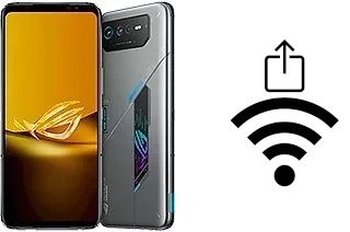 Générer un QR code avec la clé Wifi sur un Asus ROG Phone 6D