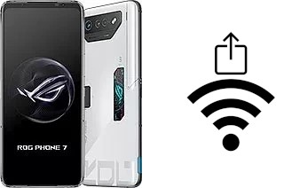 Générer un QR code avec la clé Wifi sur un Asus ROG Phone 7 Ultimate