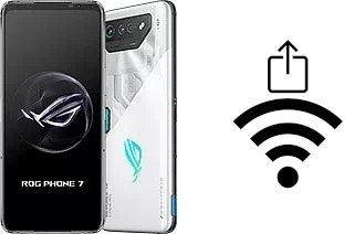 Générer un QR code avec la clé Wifi sur un Asus ROG Phone 7