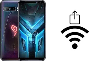 Générer un QR code avec la clé Wifi sur un Asus ROG Phone 3 Strix