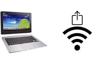 Générer un QR code avec la clé Wifi sur un Asus Transformer Book Trio