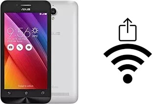 Générer un QR code avec la clé Wifi sur un Asus Zenfone Go T500