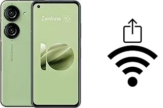 Générer un QR code avec la clé Wifi sur un Asus Zenfone 10