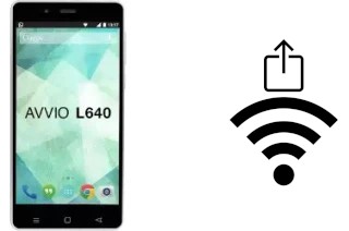 Générer un QR code avec la clé Wifi sur un Avvio L640