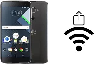 Générer un QR code avec la clé Wifi sur un BlackBerry DTEK60