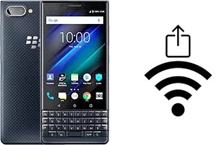 Générer un QR code avec la clé Wifi sur un BlackBerry KEY2 LE