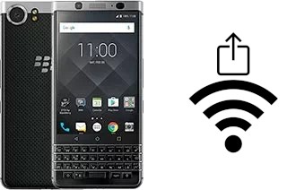 Générer un QR code avec la clé Wifi sur un BlackBerry KEYone