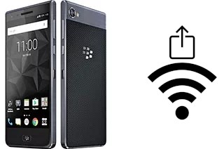 Générer un QR code avec la clé Wifi sur un BlackBerry Motion