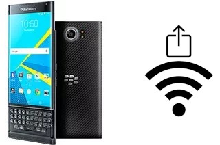 Générer un QR code avec la clé Wifi sur un BlackBerry Priv