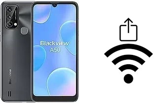 Générer un QR code avec la clé Wifi sur un Blackview A50