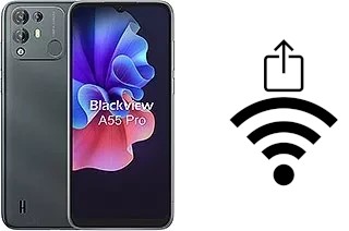 Générer un QR code avec la clé Wifi sur un Blackview A55 Pro