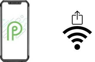 Générer un QR code avec la clé Wifi sur un Blackview BV9600E