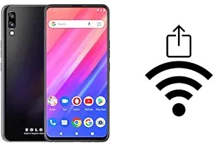 Générer un QR code avec la clé Wifi sur un BLU Bold N1