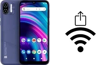 Générer un QR code avec la clé Wifi sur un BLU J6S