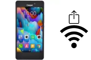 Générer un QR code avec la clé Wifi sur un Casper Via E1C