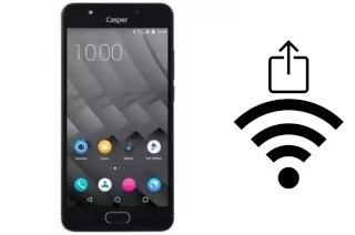 Générer un QR code avec la clé Wifi sur un Casper Via M2