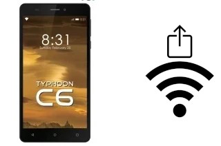 Générer un QR code avec la clé Wifi sur un Cloud Mobile Typhoon C6