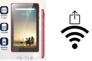 Générer un QR code avec la clé Wifi sur un Condor TB718