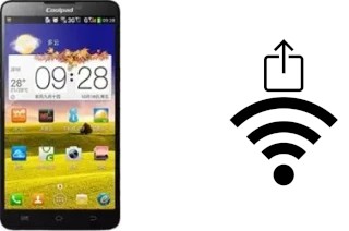 Générer un QR code avec la clé Wifi sur un Coolpad 9080W