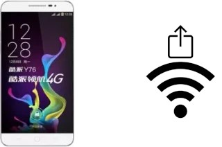 Générer un QR code avec la clé Wifi sur un Coolpad Y76