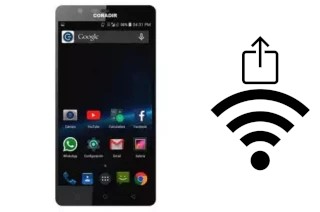 Générer un QR code avec la clé Wifi sur un Coradir CS500 Plus