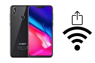 Générer un QR code avec la clé Wifi sur un Cubot P20