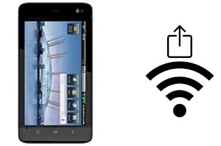 Générer un QR code avec la clé Wifi sur un Dell Streak