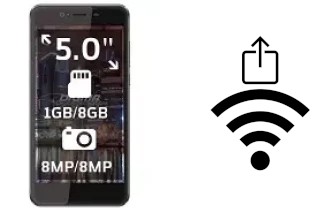 Générer un QR code avec la clé Wifi sur un Digma Vox Flash 4G