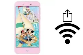 Générer un QR code avec la clé Wifi sur un Disney Mobile DM-01J