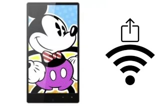 Générer un QR code avec la clé Wifi sur un Disney Mobile DM016SH