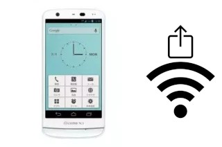 Générer un QR code avec la clé Wifi sur un DoCoMo N-06e