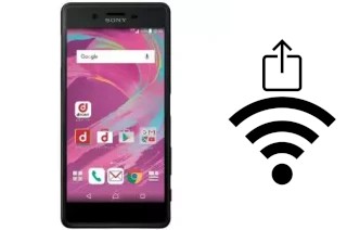 Générer un QR code avec la clé Wifi sur un DoCoMo SO-04H