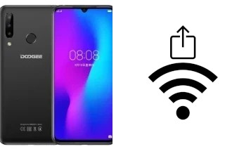 Générer un QR code avec la clé Wifi sur un Doogee N20