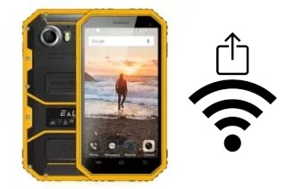 Générer un QR code avec la clé Wifi sur un Elong Mobile EL W6S