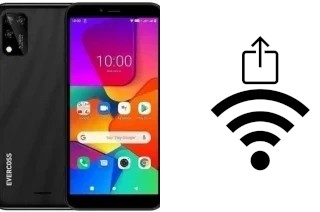 Générer un QR code avec la clé Wifi sur un Evercoss M6