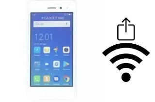 Générer un QR code avec la clé Wifi sur un Evercoss R5C