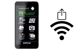 Générer un QR code avec la clé Wifi sur un Explay Diamond