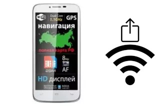 Générer un QR code avec la clé Wifi sur un Explay HD